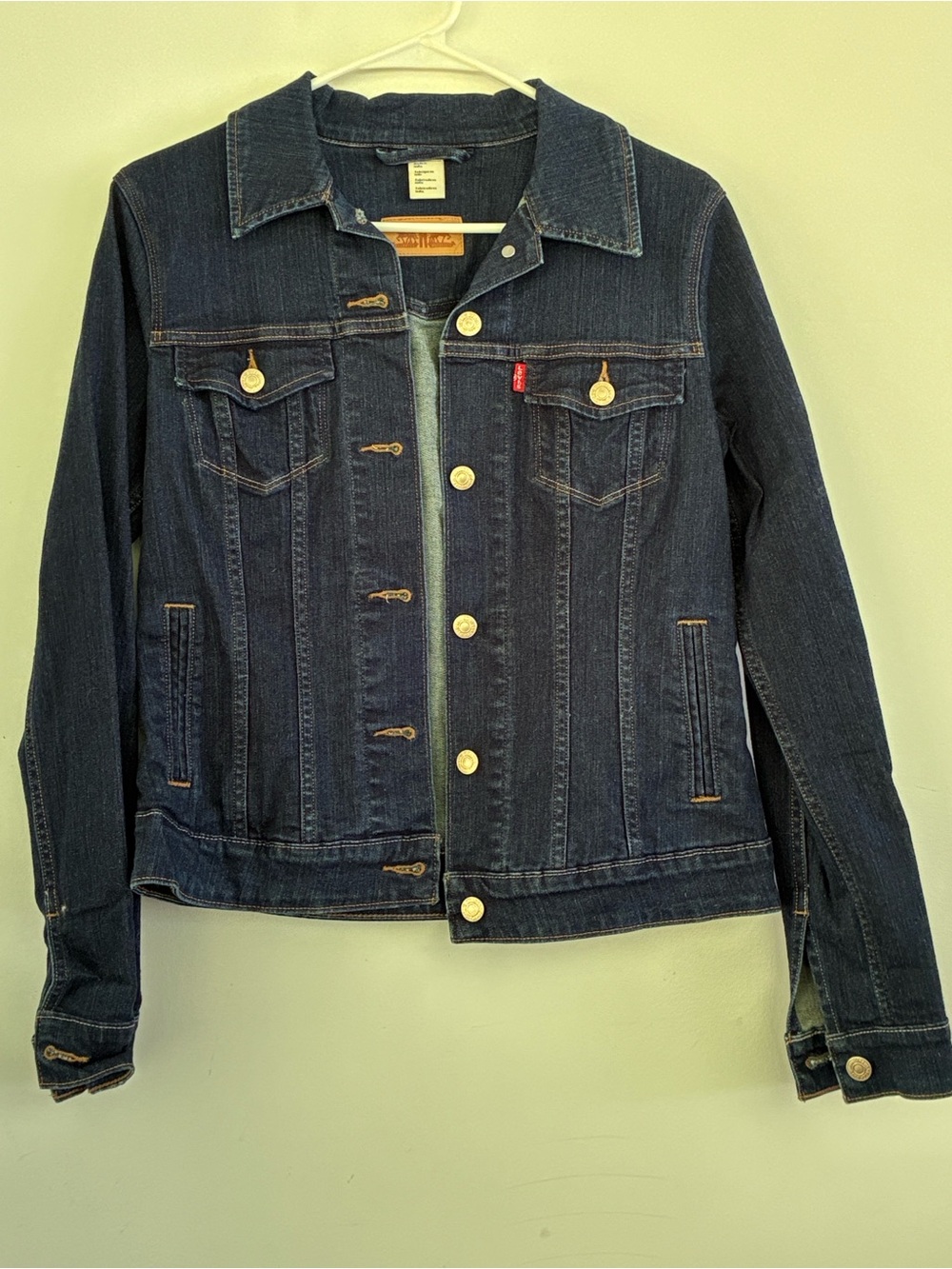 Levi's Women's Dark Blue Denim Jacket Medium